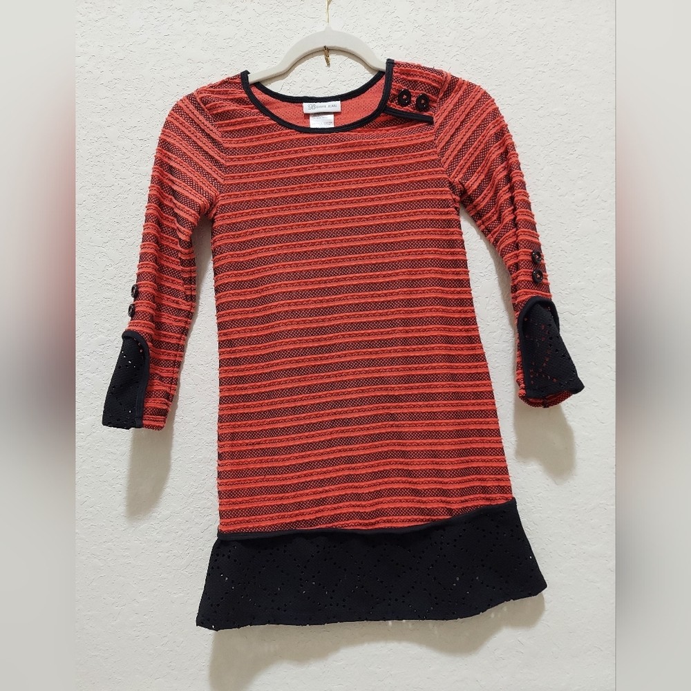 Bonnie Jean Girls Red/Black Size 10.